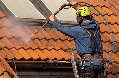 Démoussage et hydrofuge de toiture à Vergons